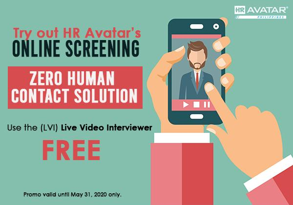 Continue Reaching Out to Candidates! Try Out HR Avatar Live Video Interviewer (LVI) for FREE! Call us NOW!